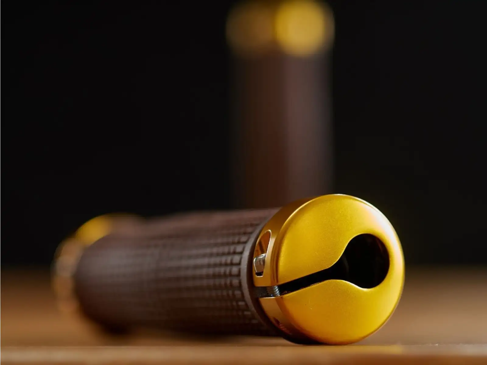 Chromag Squarewave grips brown/gold