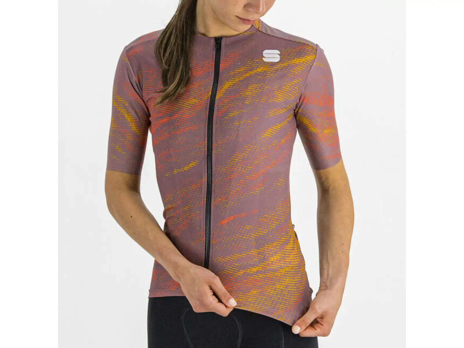 Sportful Cliff Supergiara women's jersey short sleeve mauve