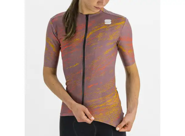 Sportful Cliff Supergiara women's jersey short sleeve mauve
