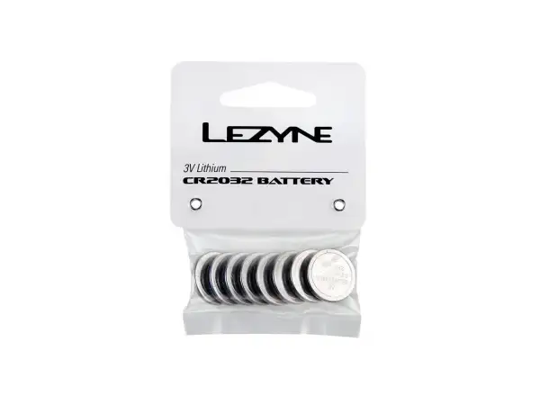 Lezyne CR 2032 battery 8 Pack silver