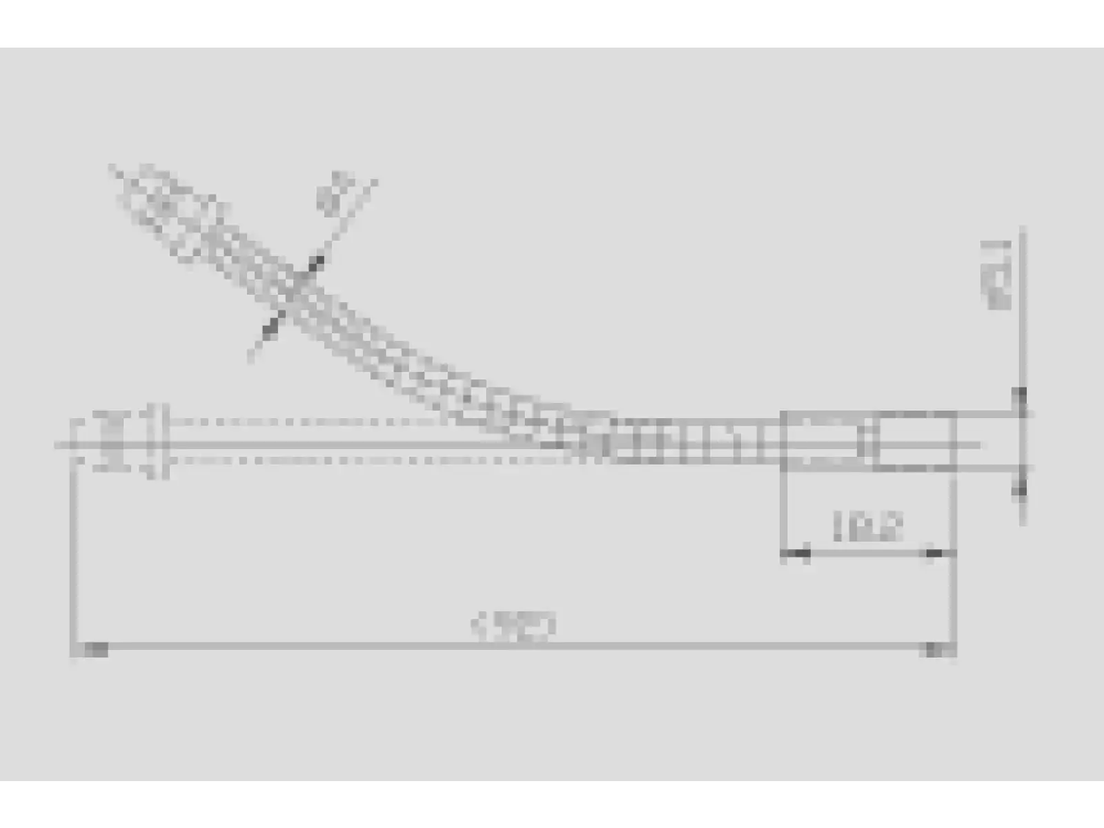Alligator LY-VBP08 flexible leash for V-brake brakes