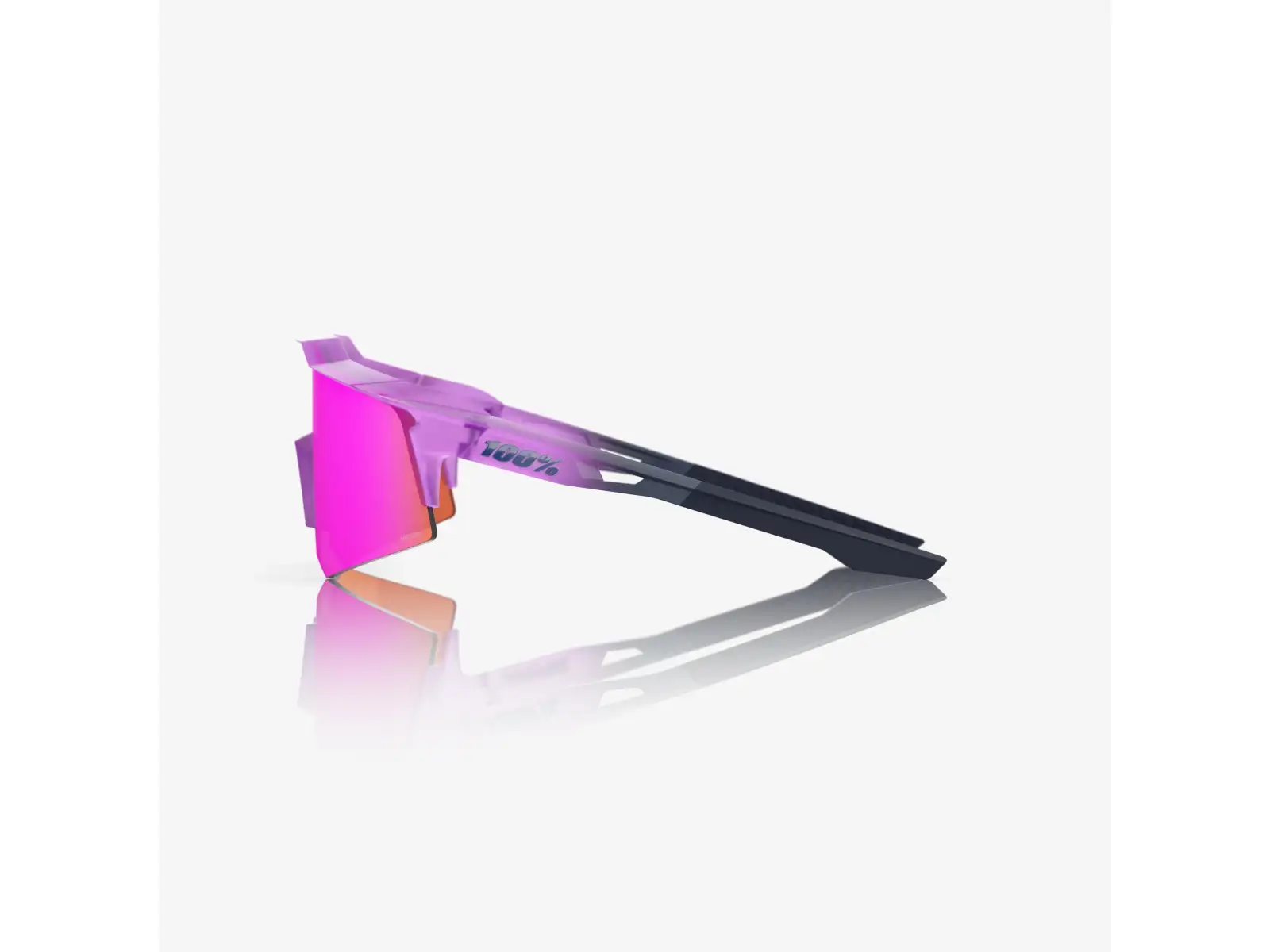 100% Speedcraft XS sports glasses Toyoko/HiPER Vital Pink Mirror Lens