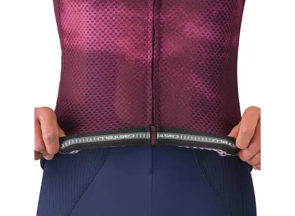 Castelli Climber's A/C men's jersey short sleeve Deep Bordeaux/White