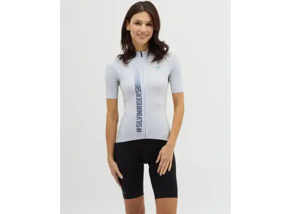 Silvini Mazzana women's jersey short sleeve Cloud/Ocean