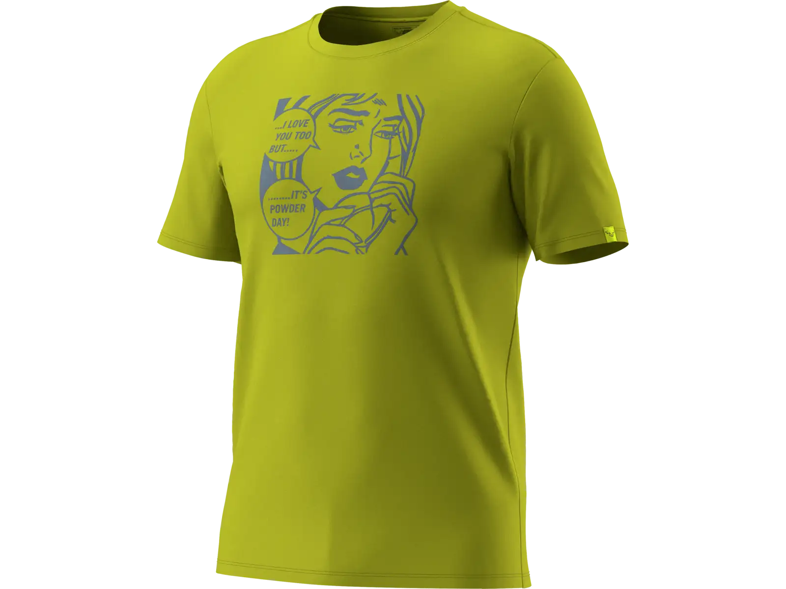 Dynafit Graphic Cotton men's T-shirt short sleeve Smoke Blue/Tabloid