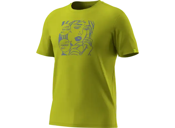 Dynafit Graphic Cotton men's T-shirt short sleeve Smoke Blue/Tabloid