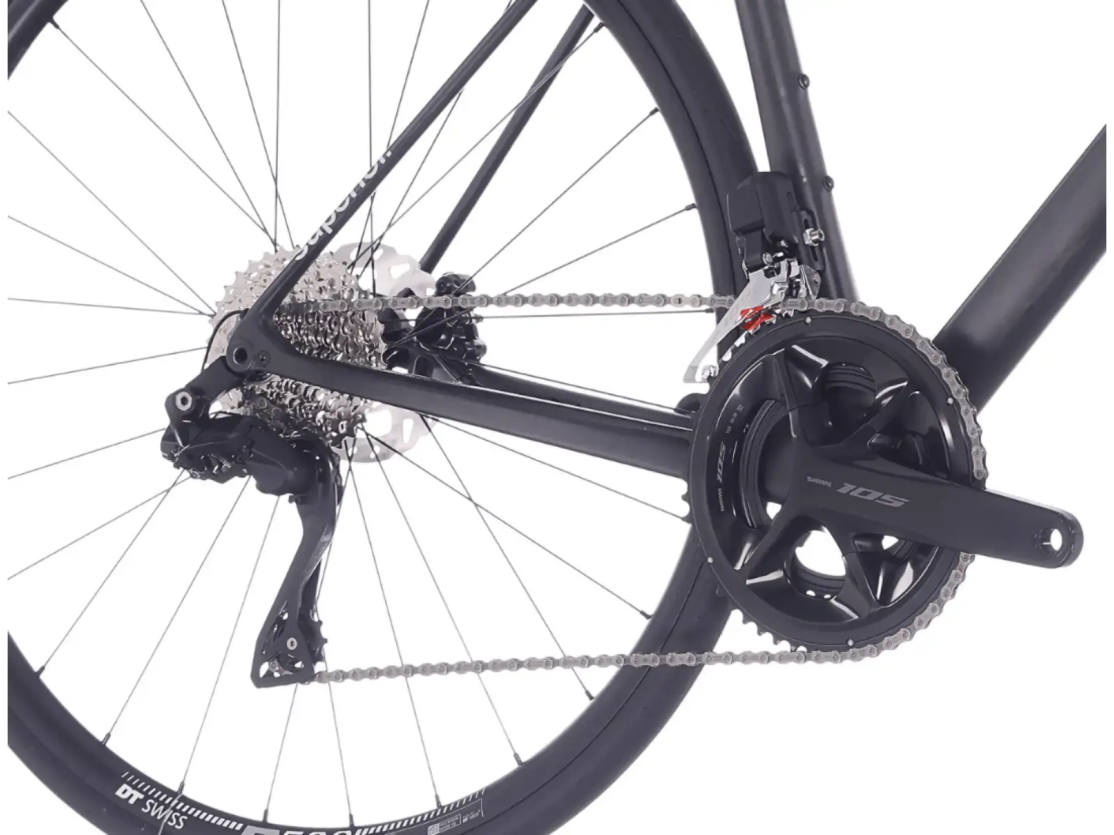 Superior RR 9.5 road bike Matte Carbon / White