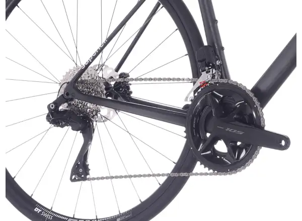 Superior RR 9.5 road bike Matte Carbon / White