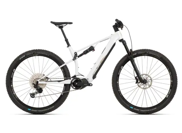 Superior eXF 9039 full-suspension e-bike Gloss White/Chrome Silver