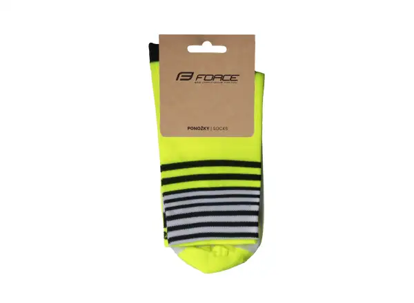 Force Ziggy cycling socks fluo