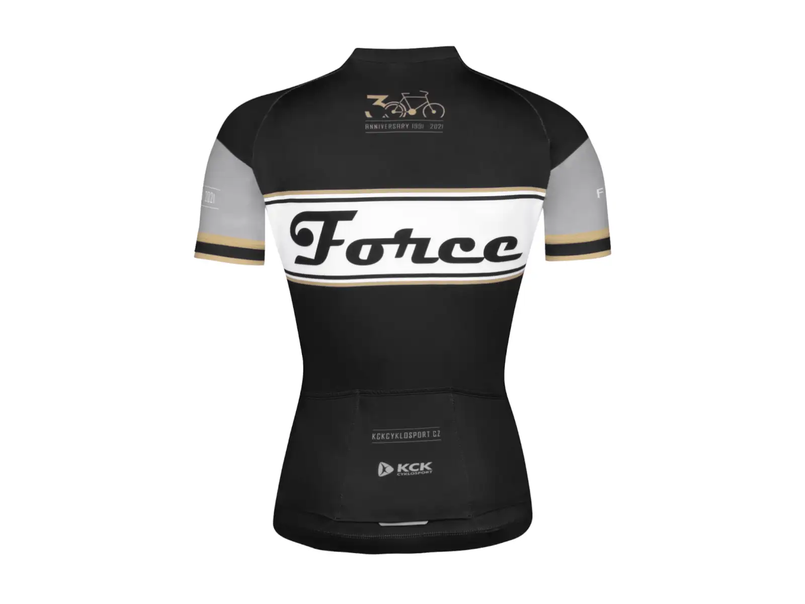 Force Retro Lady jersey short sleeve black/gold