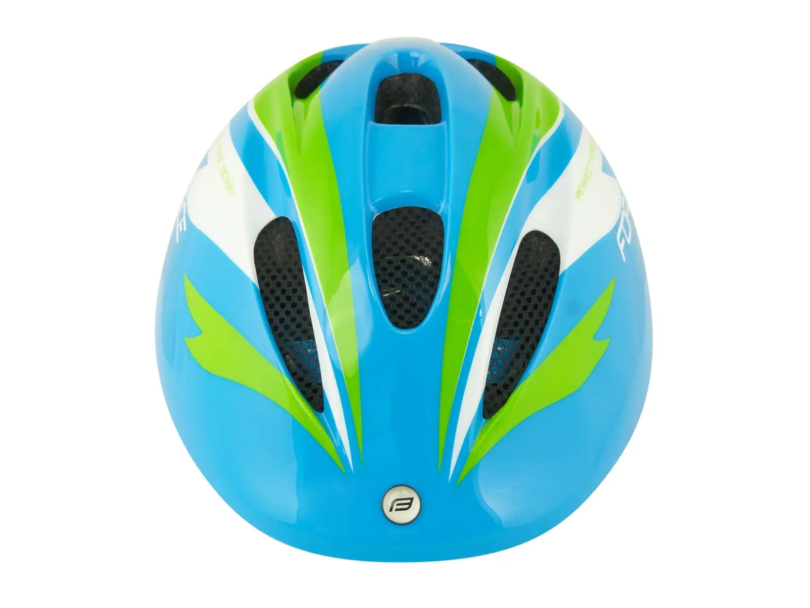 Force Fun Stripes children's helmet blue/green