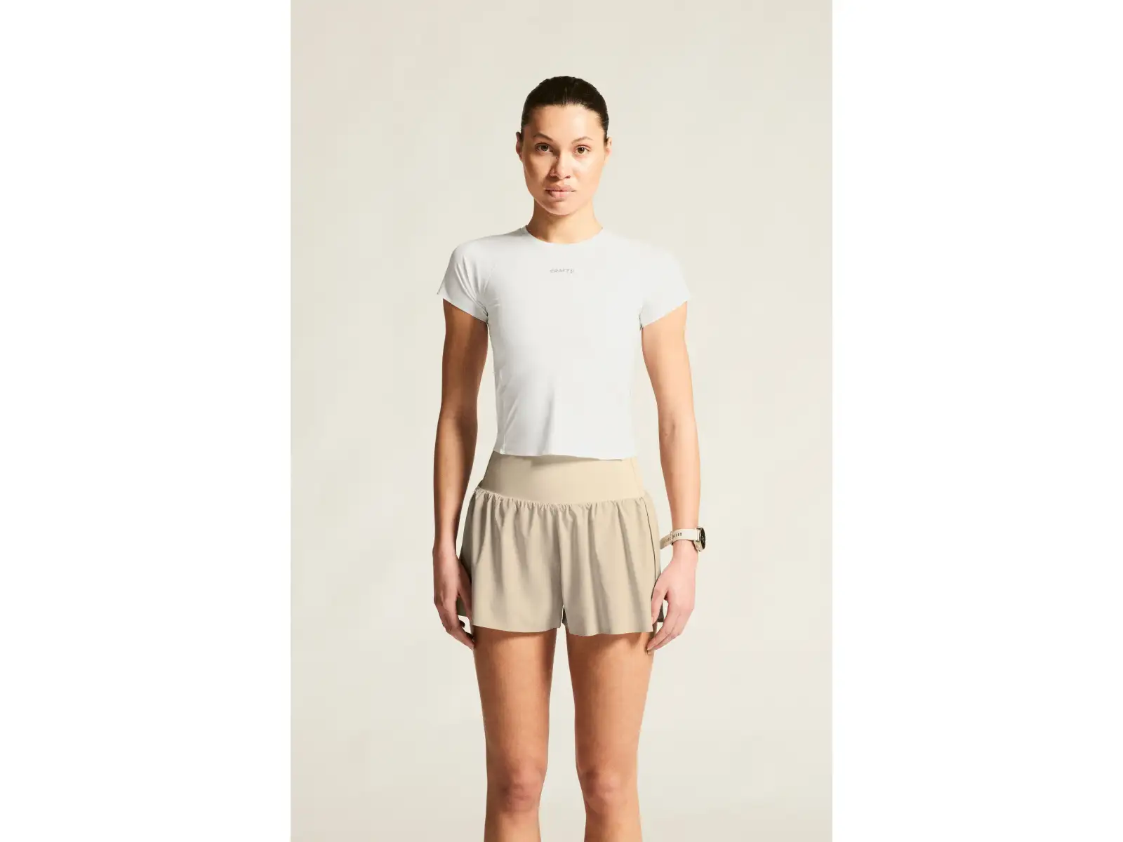 Craft Hypervent Cropped women's T-shirt white