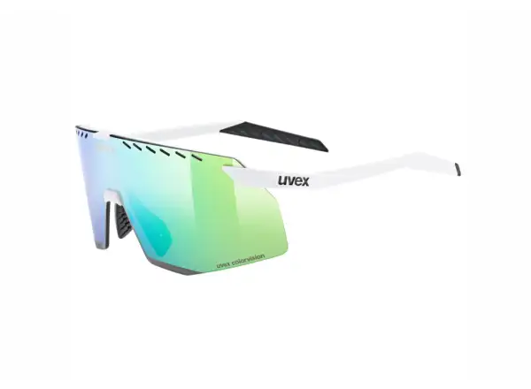 Uvex Pace Stage ColorVision glasses White Matt/Mirror Green