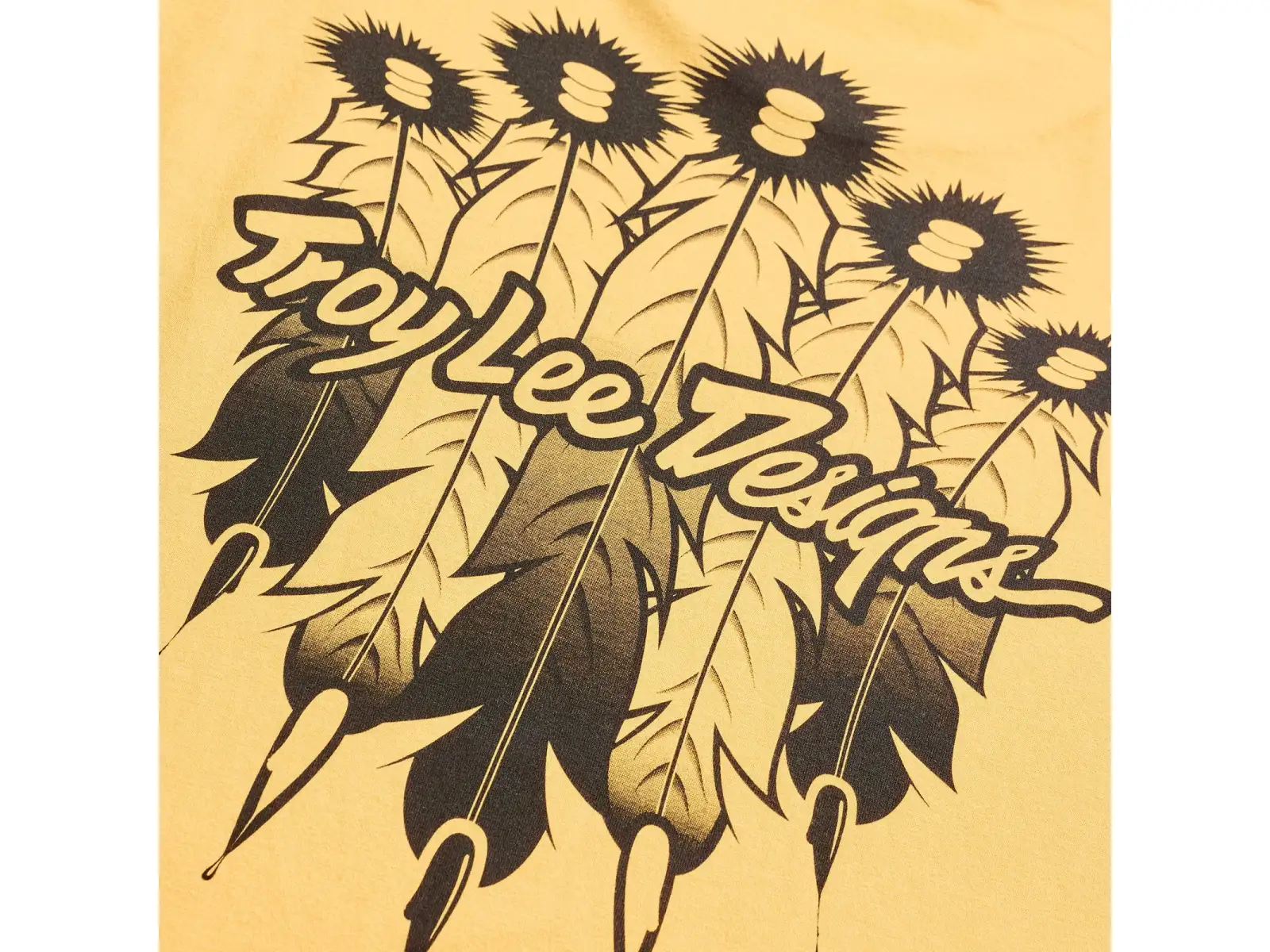Troy Lee Designs Feather men's T-shirt short sleeve Bleached melon
