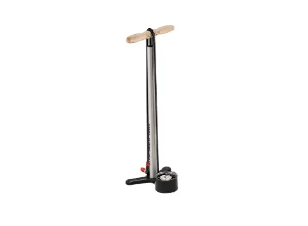 Lezyne Steel Floor Drive workshop pump Mettalic silver