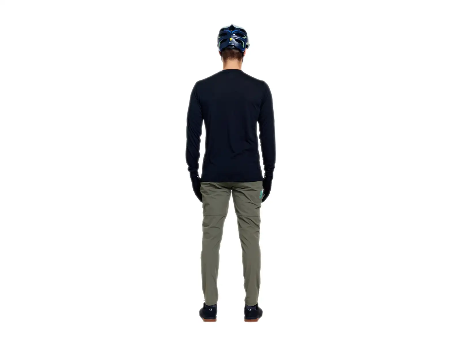 Troy Lee Designs Skyline Ride men's long sleeve jersey Signature Black/Real Teal