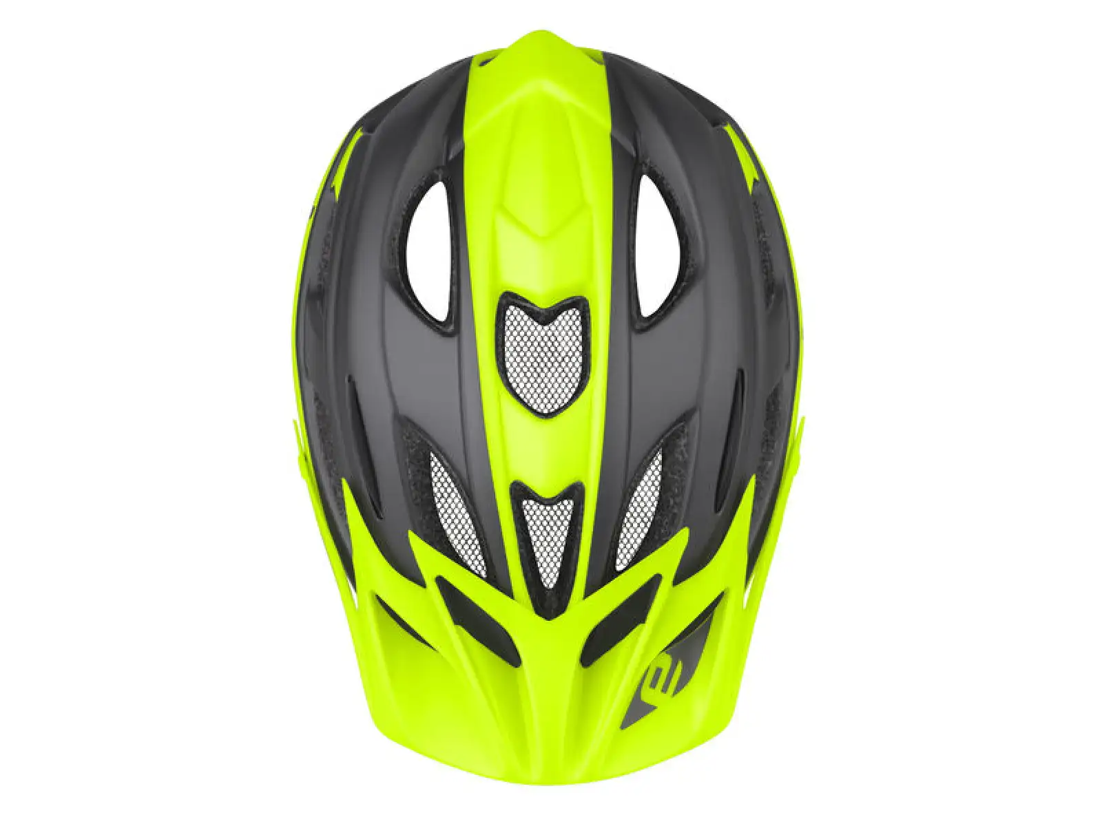 Etape Hero kids cycling helmet anthracite/yellow fluo matte