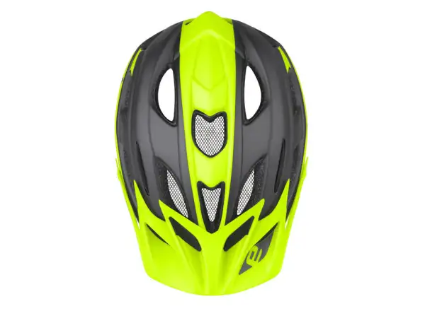 Etape Hero kids cycling helmet anthracite/yellow fluo matte
