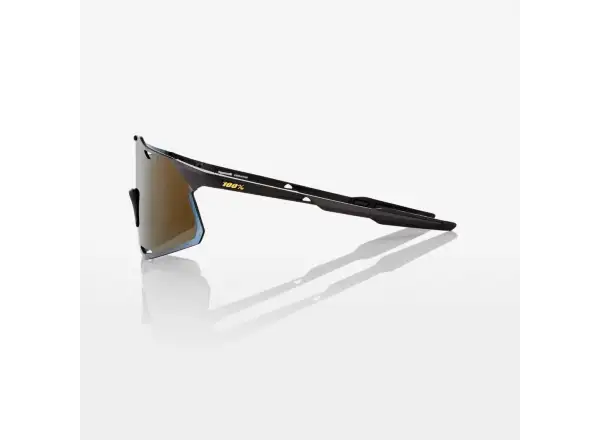 100% Hypercraft Sports Matte Black/Soft Gold Sunglasses