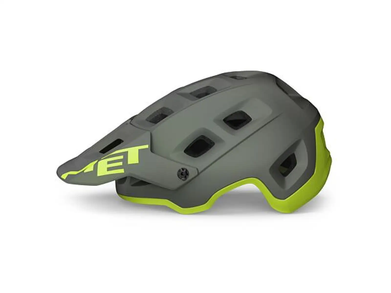 MET Terranova helmet Gray/Lime Matt