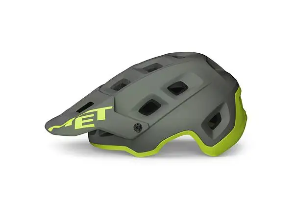 MET Terranova helmet Gray/Lime Matt
