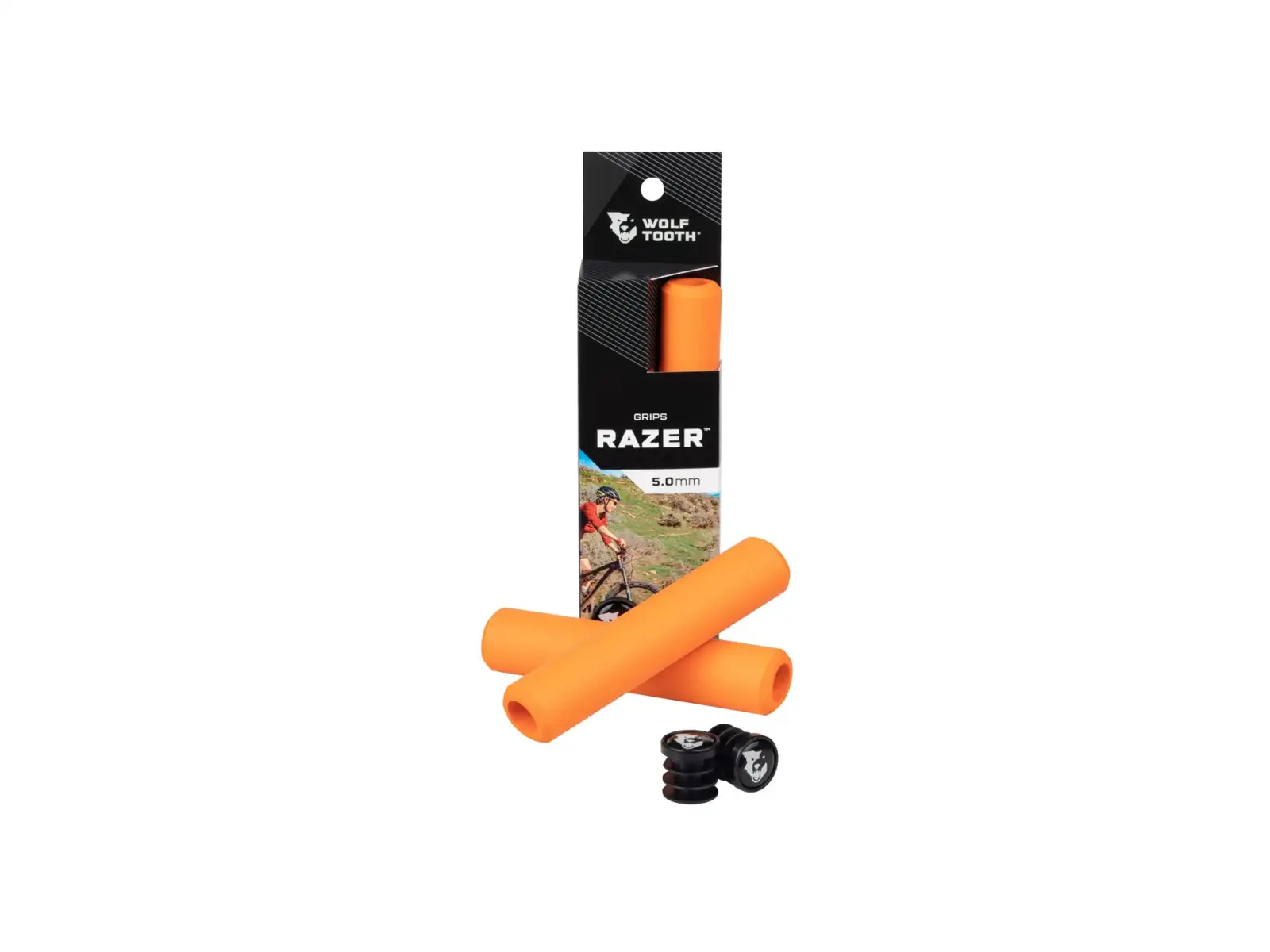 Wolf Tooth Razer 5 mm grips orange