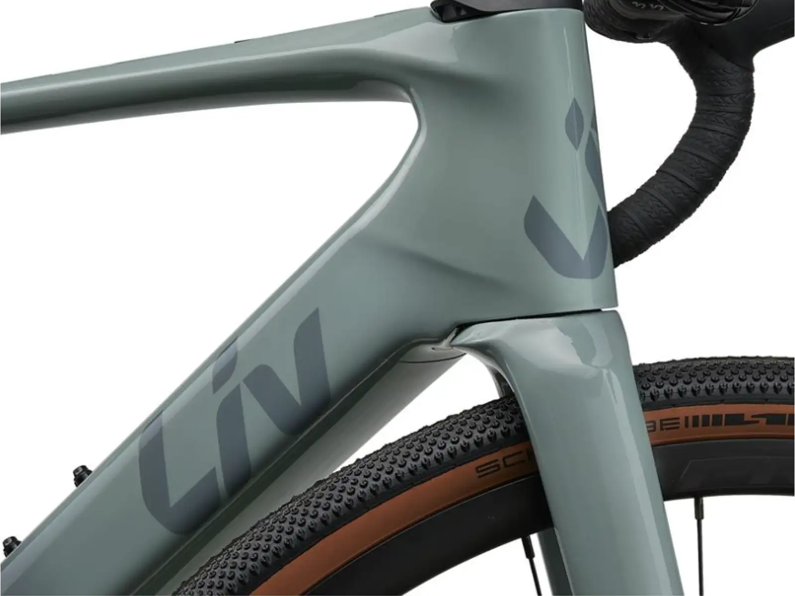 Liv Avail Advanced E+ Elite AR road e-bike Eucalyptus/Ocean Storm