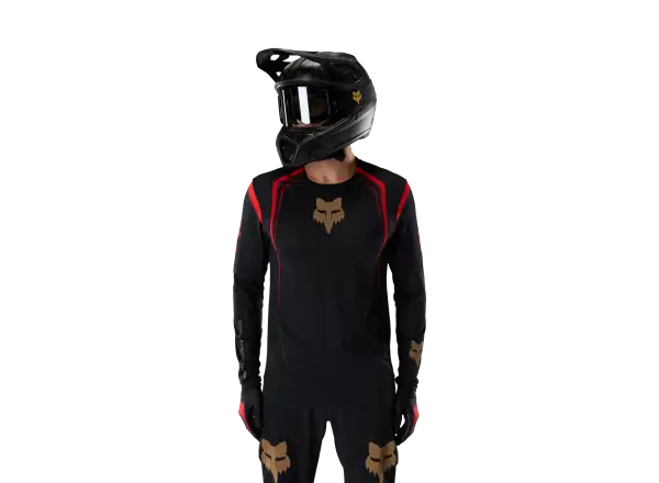 Fox Flexair Ls Jersey Goldstone Se men's jersey Black