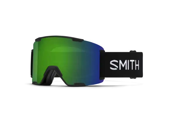 Smith Stash XL ski goggles Black / ChromaPop Sun Green Mirror (2 lenses)