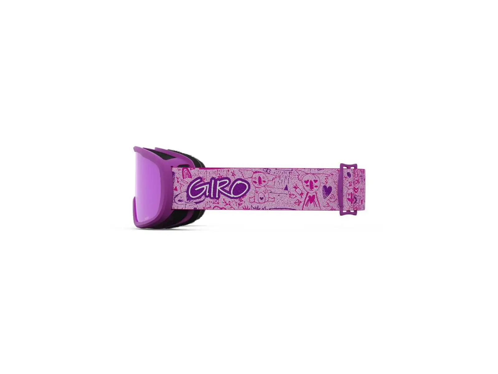 Giro Buster children's ski goggles Purple Koala/Amber Pink