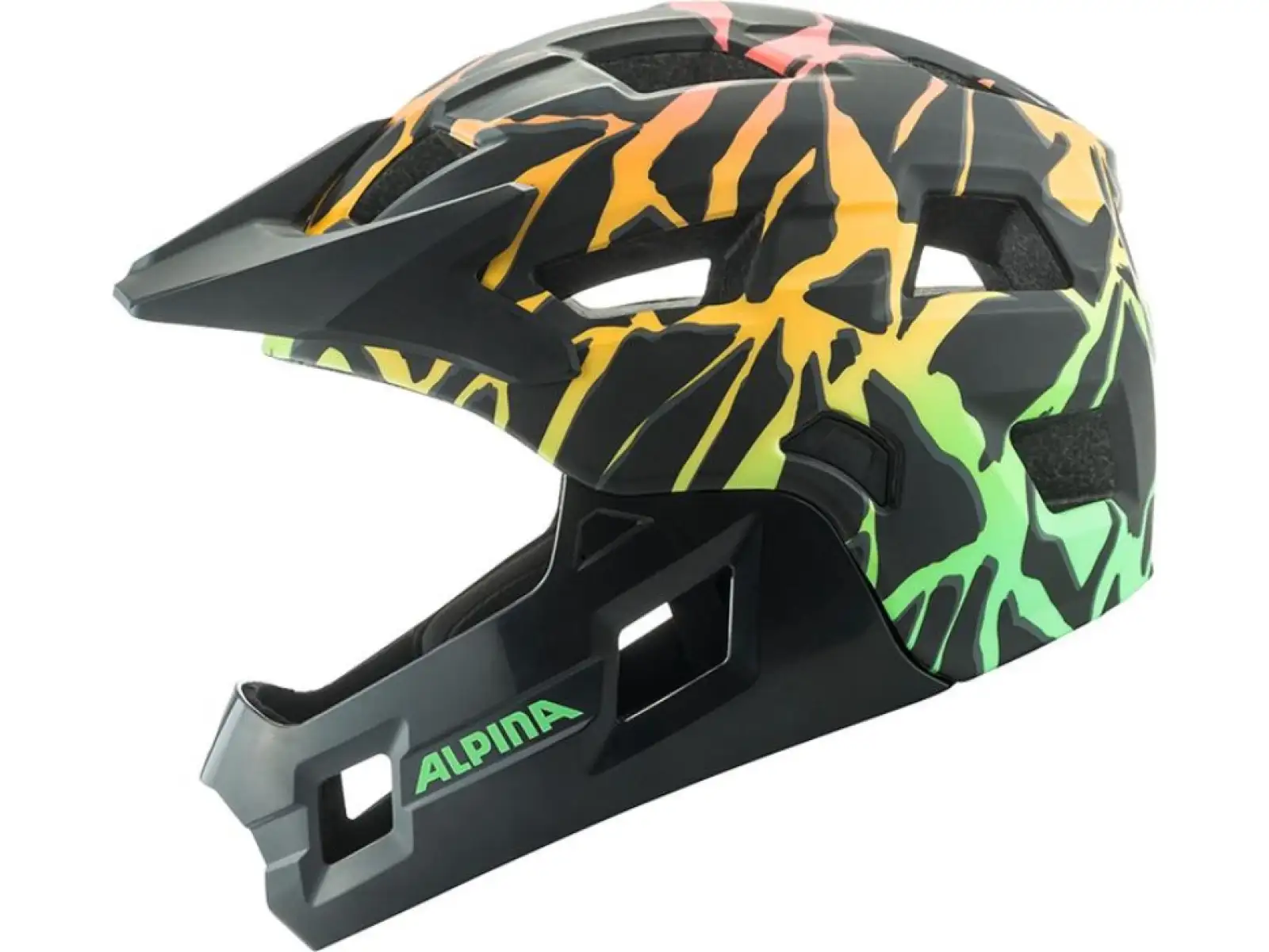 Alpina Rupi children's helmet Fading-Neon Matt
