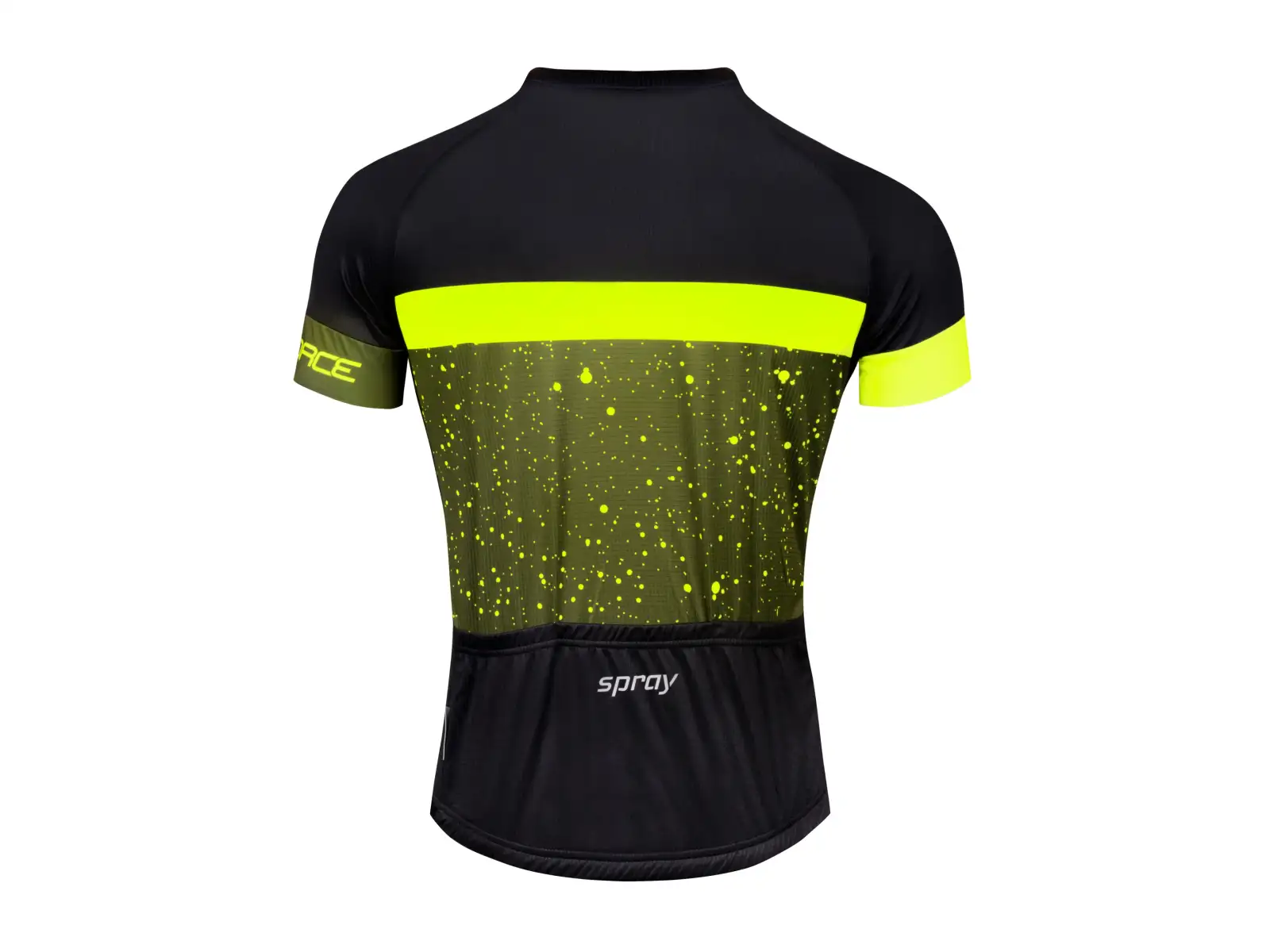 Force Spray men's jersey short sleeve army/fluo