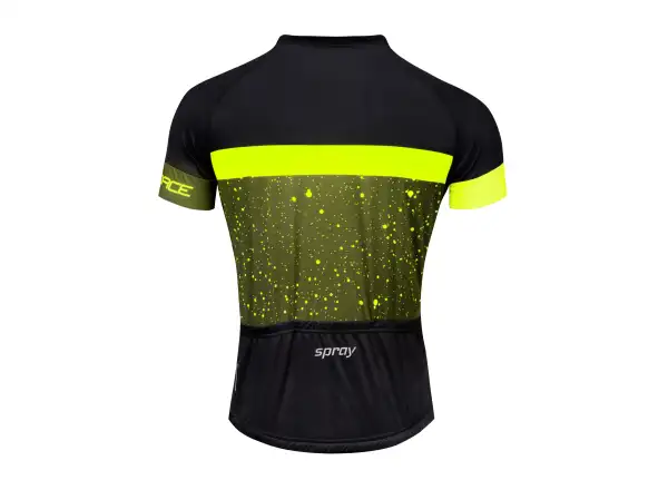 Force Spray men's jersey short sleeve army/fluo