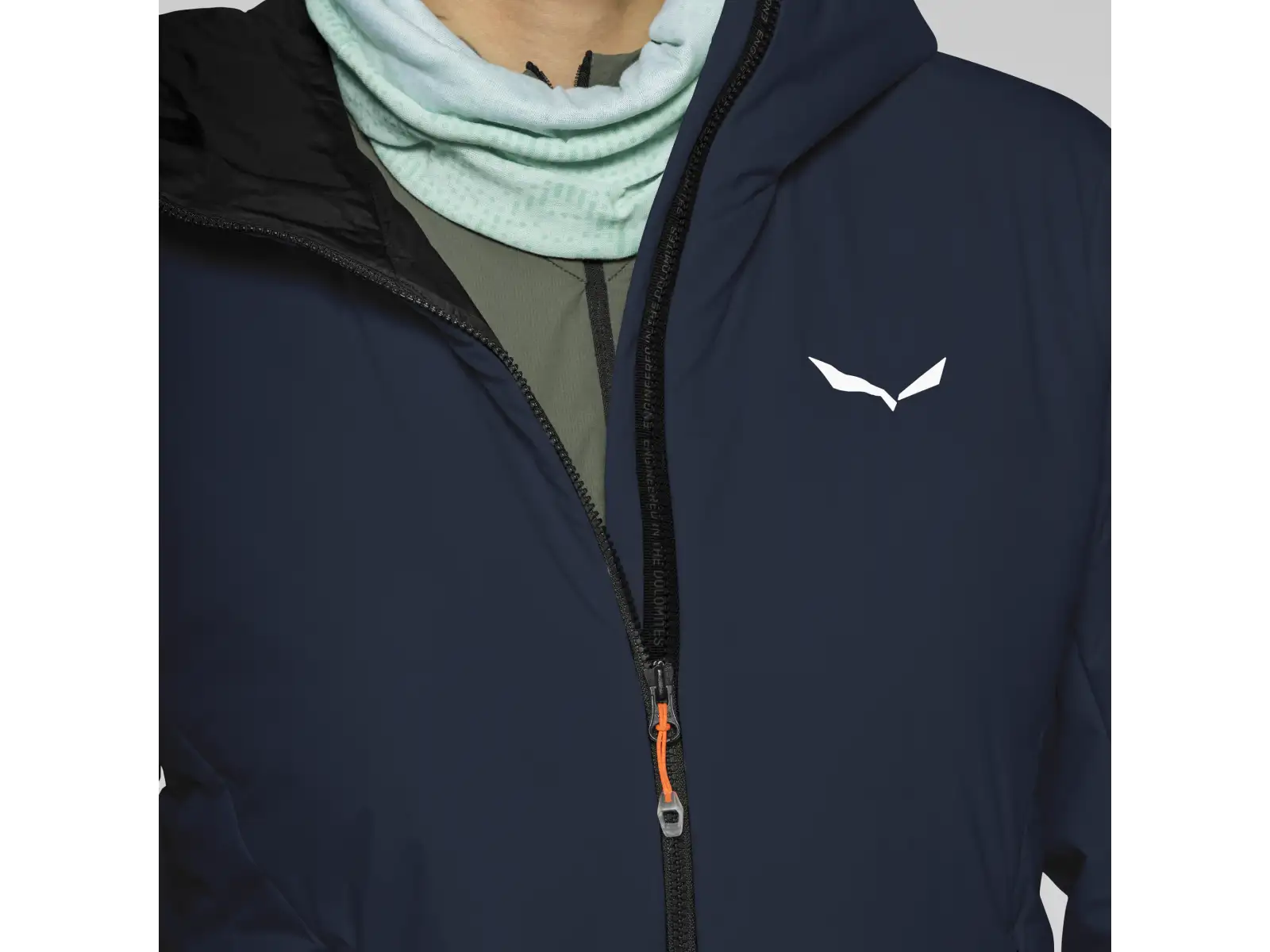 Salewa Pedroc Tirolwool® Air Hybrid women's jacket Navy Blazer