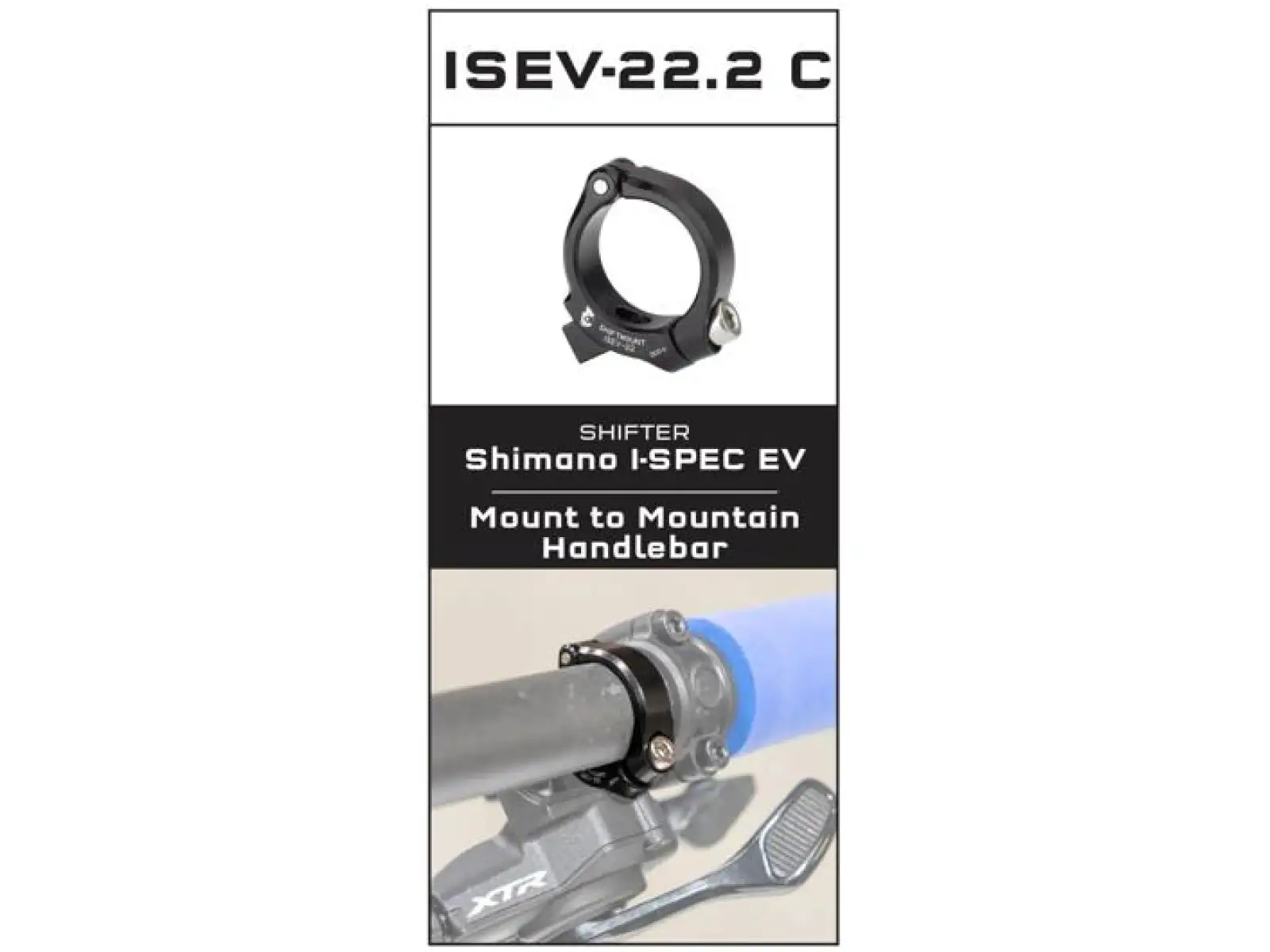 Wolf Tooth ShiftMount adapter from 22.2 mm to I-Spec EV