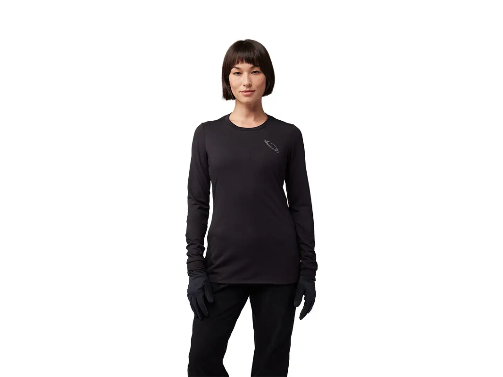 Fox Ranger Dr Md Lunar women's long-sleeve jersey Black