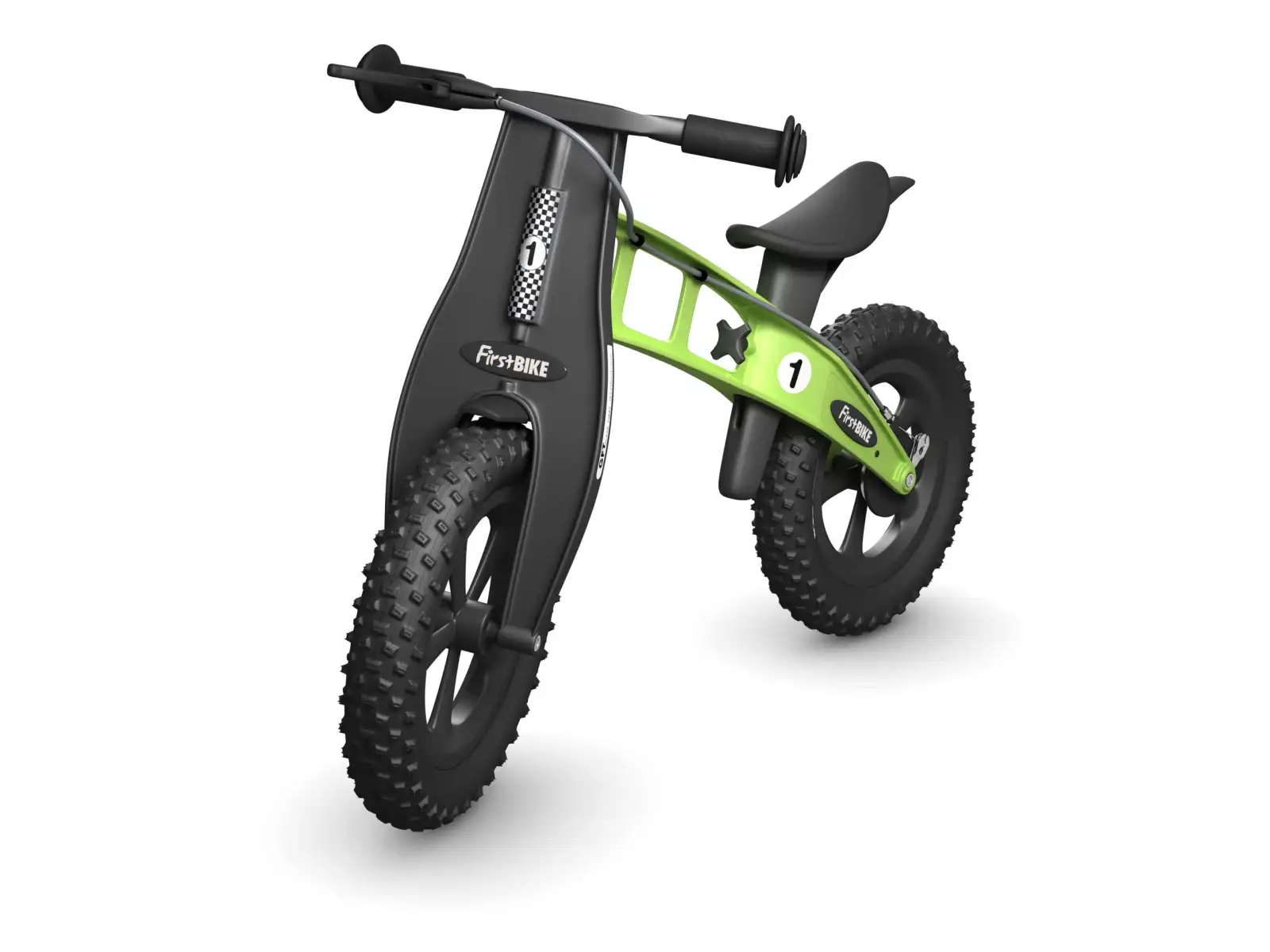 First Bike FAT children's balance bike Green