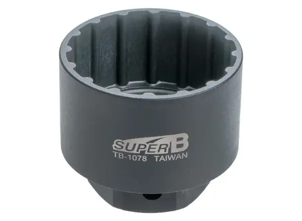Super B TB-1078 wrench for installation and removal of Shimano Hollowtech chainring nut 16 splines