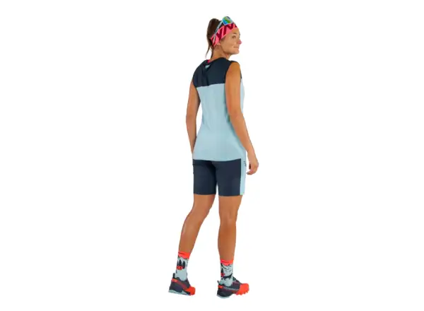 Dynafit Traverse S-Tech women's sleeveless shirt Marine Blue/Blueberry