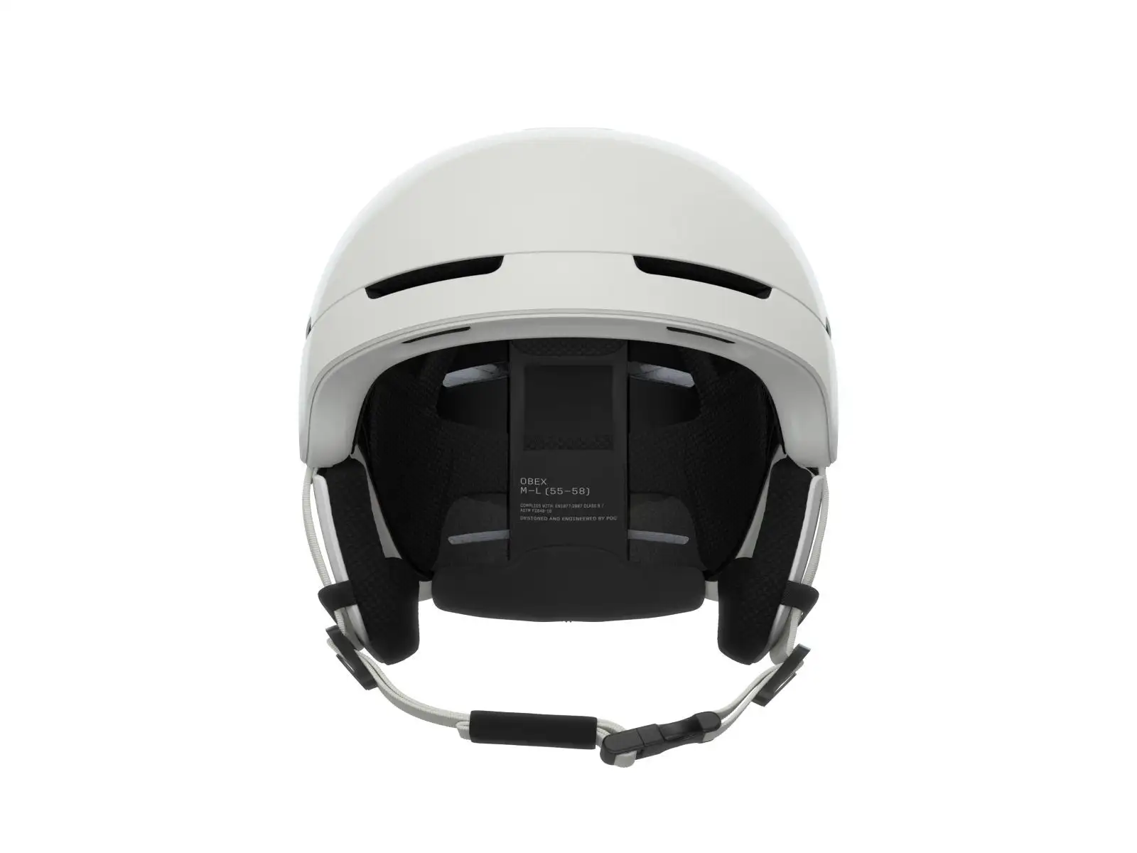 POC Obex MIPS ski helmet Hydrogen White/Fluorescent Orange
