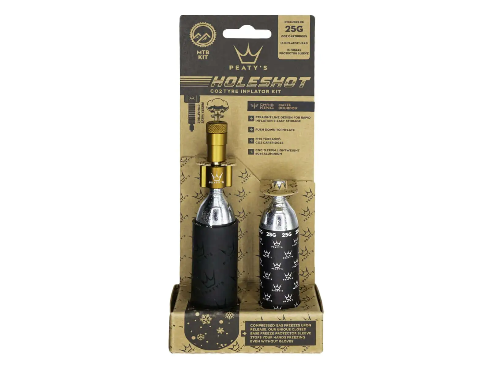 Peatys Holeshot CO2 kit 25 g Bourbon