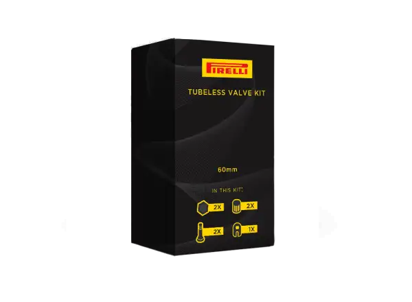 Pirelli tubeless valves 60mm black