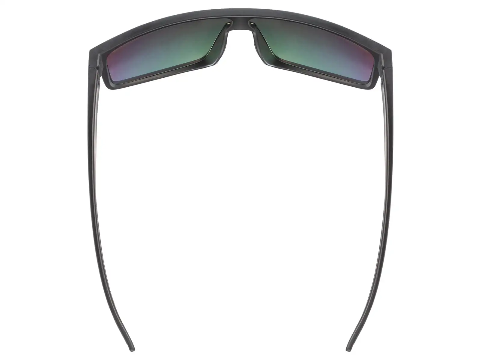 Uvex LGL 51 cycling glasses Black Mat/Mirror Red