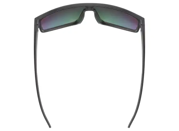 Uvex LGL 51 cycling glasses Black Mat/Mirror Red