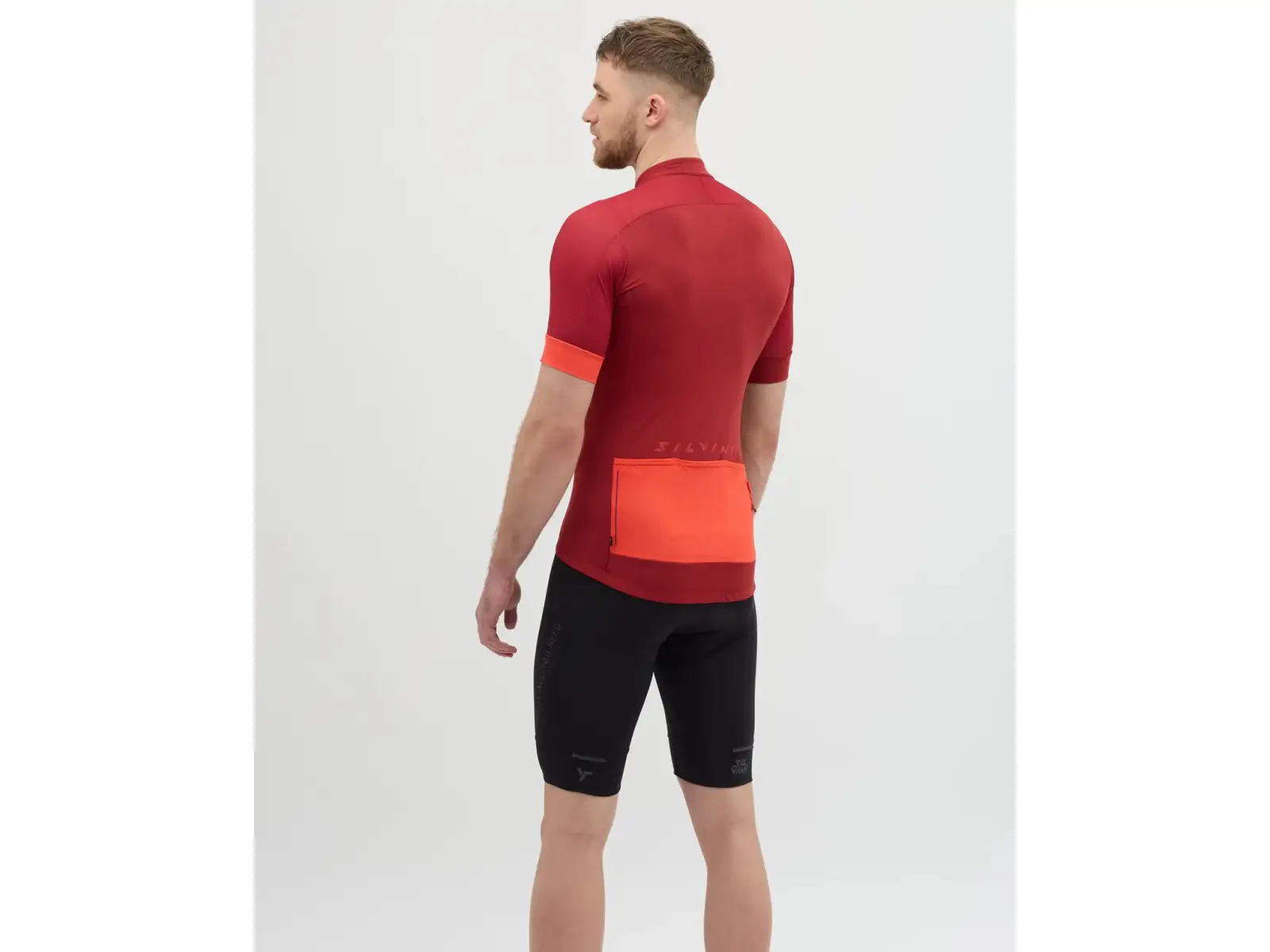 Silvini Carnio men's jersey short sleeve Merlot/Ruby