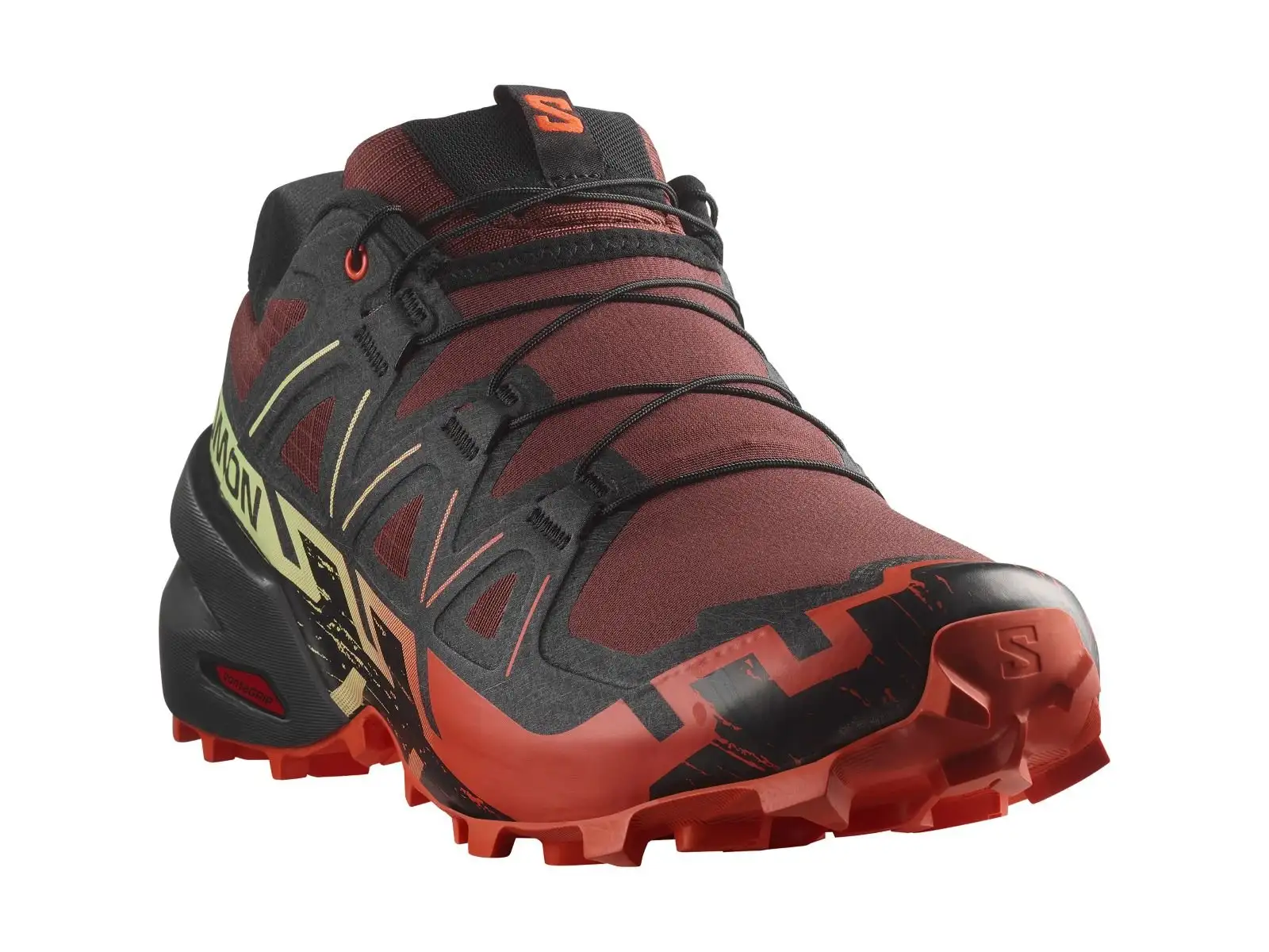 Salomon Speedcross 6 men's running shoes Rum Raisin/Cherry Tomato/Cognac
