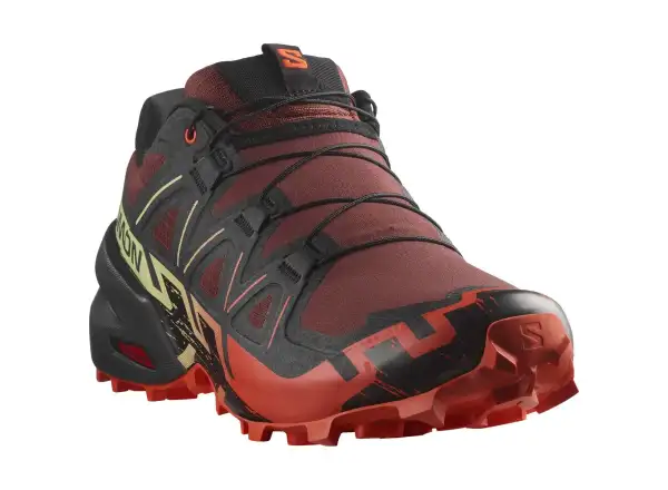 Salomon Speedcross 6 men's running shoes Rum Raisin/Cherry Tomato/Cognac