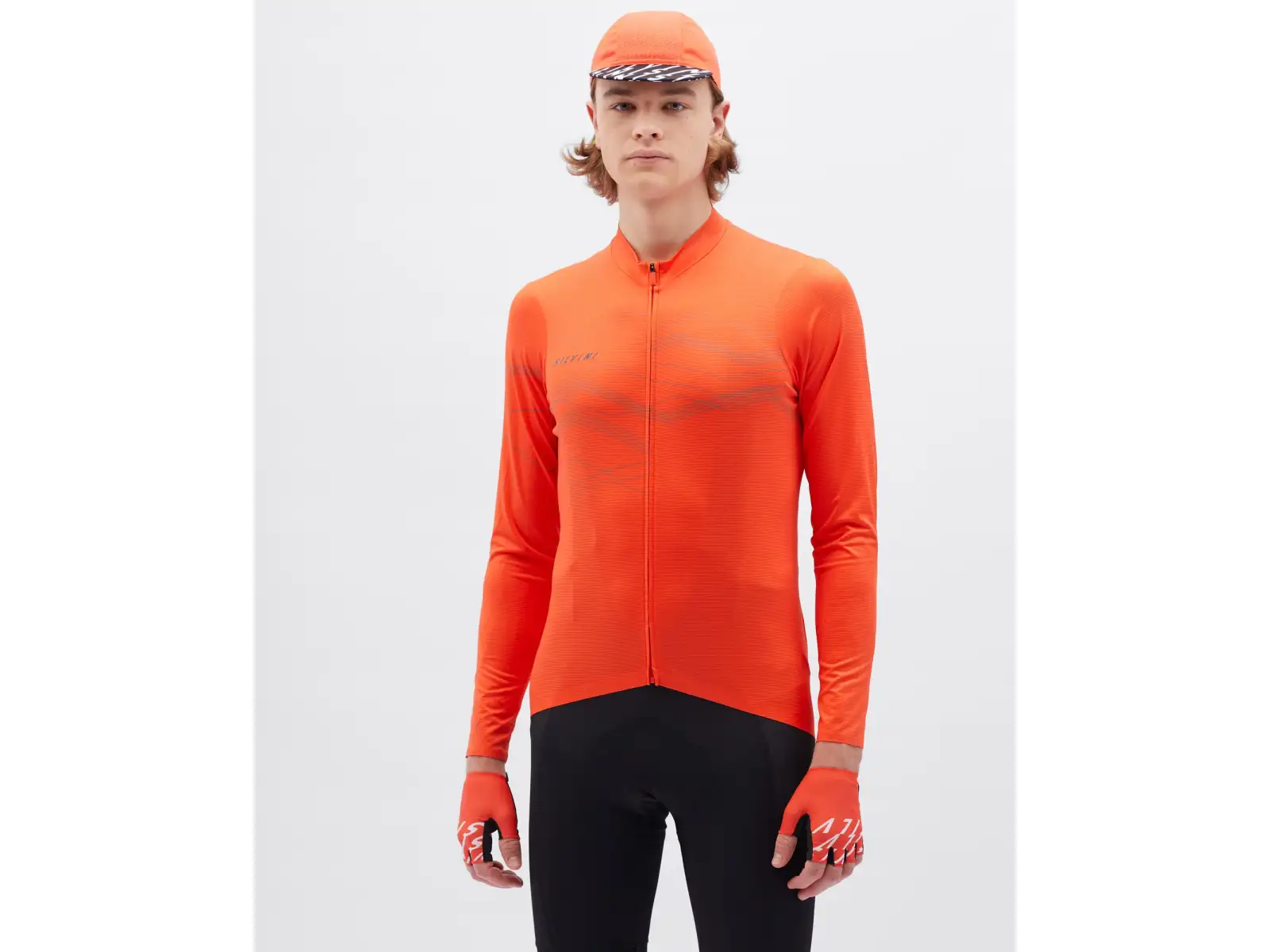 Silvini Valfuro men's jersey long sleeve Ruby