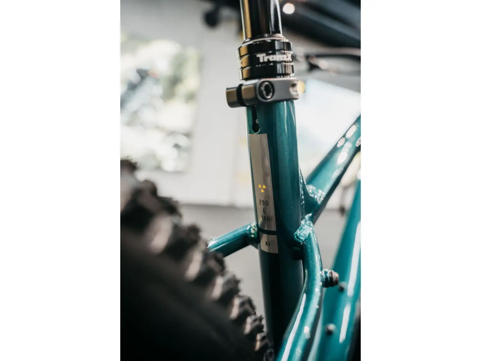 Nukeproof Tracker Pro 290 Cues 1x11 mountain bike Petrol Green/Chrome
